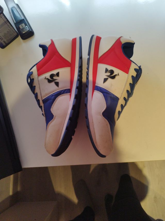 Zapatillas Le Coq Sportif Beige/Azul/Rojo