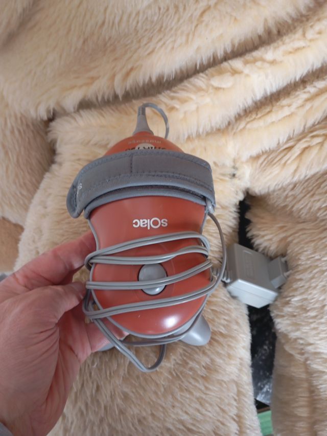 Masajeador Solac Naranja y Gris