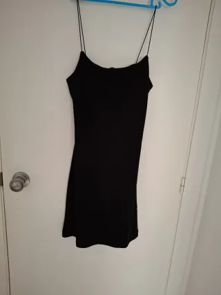 Vestido negro ZARA tirantes L