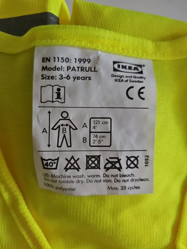 REGALO  Chaleco infantil seguridad fluorescente