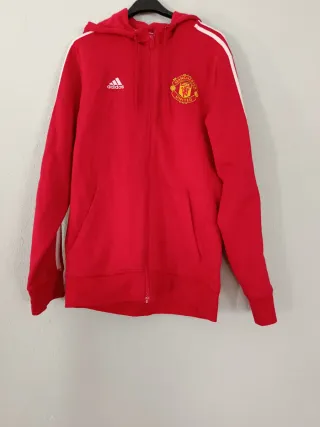 Sudadera Manchester United Adidas Roja