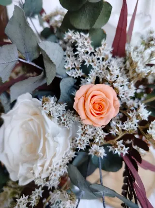 Ramo de Novia Cascada Preservado