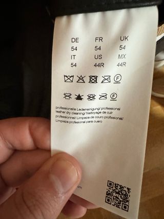 Cazadora de cuero BOSS