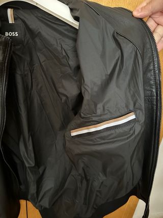 Cazadora de cuero BOSS