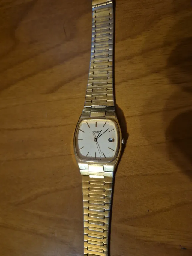 Reloj Seiko Vintage Dorado Champagne