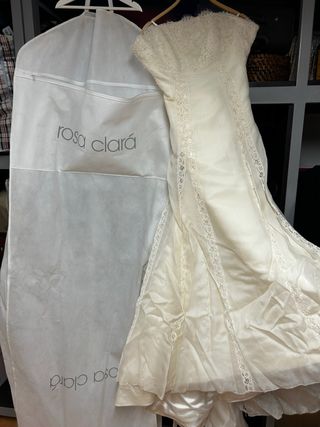 Vestido de Novia Rosa Clará Blanco