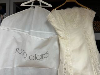 Vestido de Novia Rosa Clará Blanco