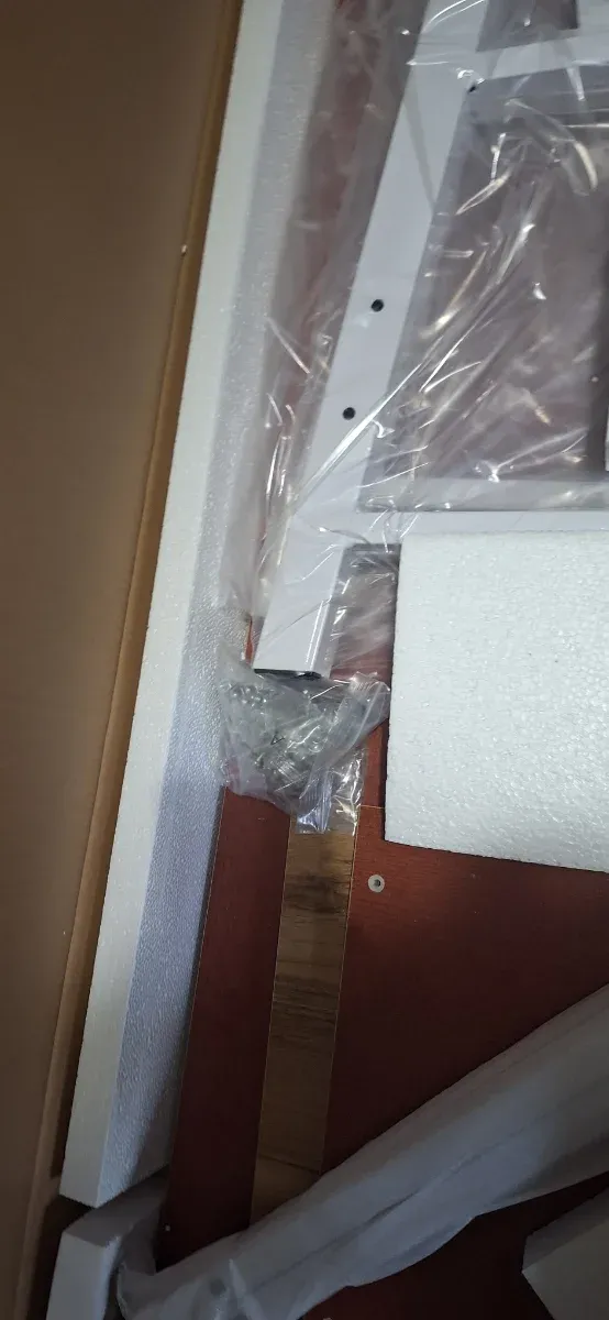 Escritorio metálico y madera 120x60x75