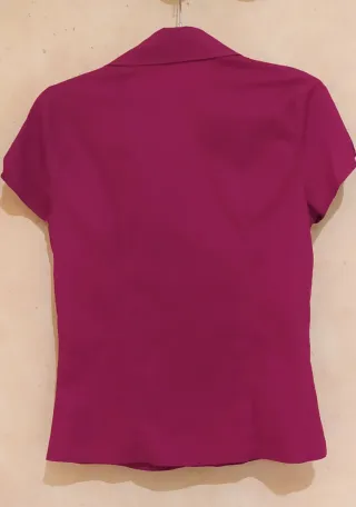 Blusa Fucsia Manga Corta