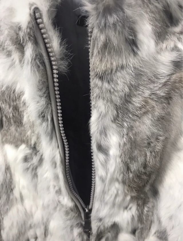 Chaleco de piel de conejo original