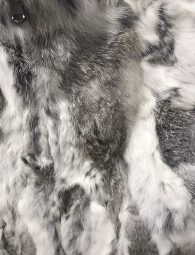 Chaleco de piel de conejo original