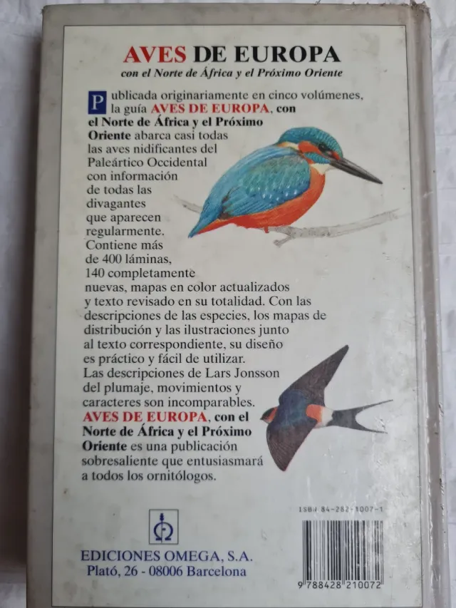 Aves de Europa: con el Norte de África y el Pró...