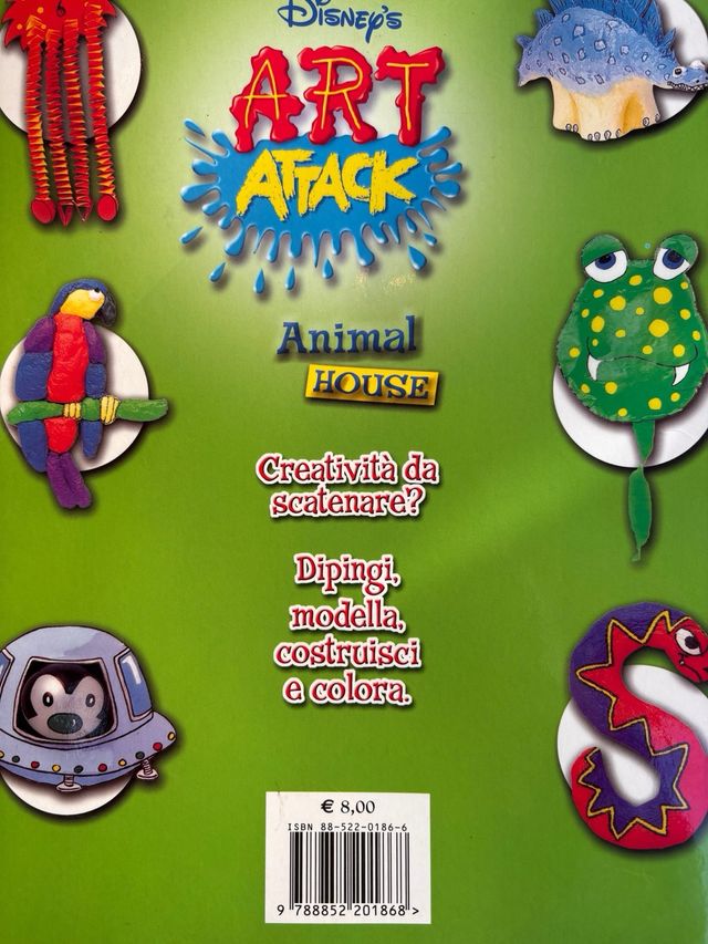 Art Attack Animal House Libro Disney