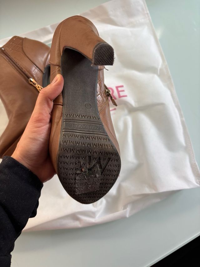 Stivaletti MarieMare Marroni con Tacco e Piattaforma