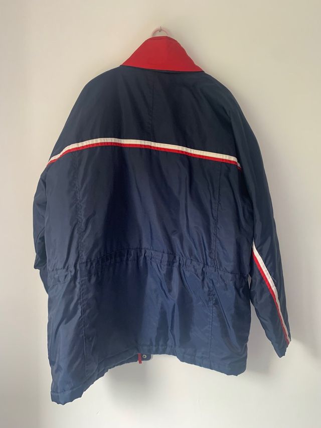 Parka Fila Hombre Azul y Rojo