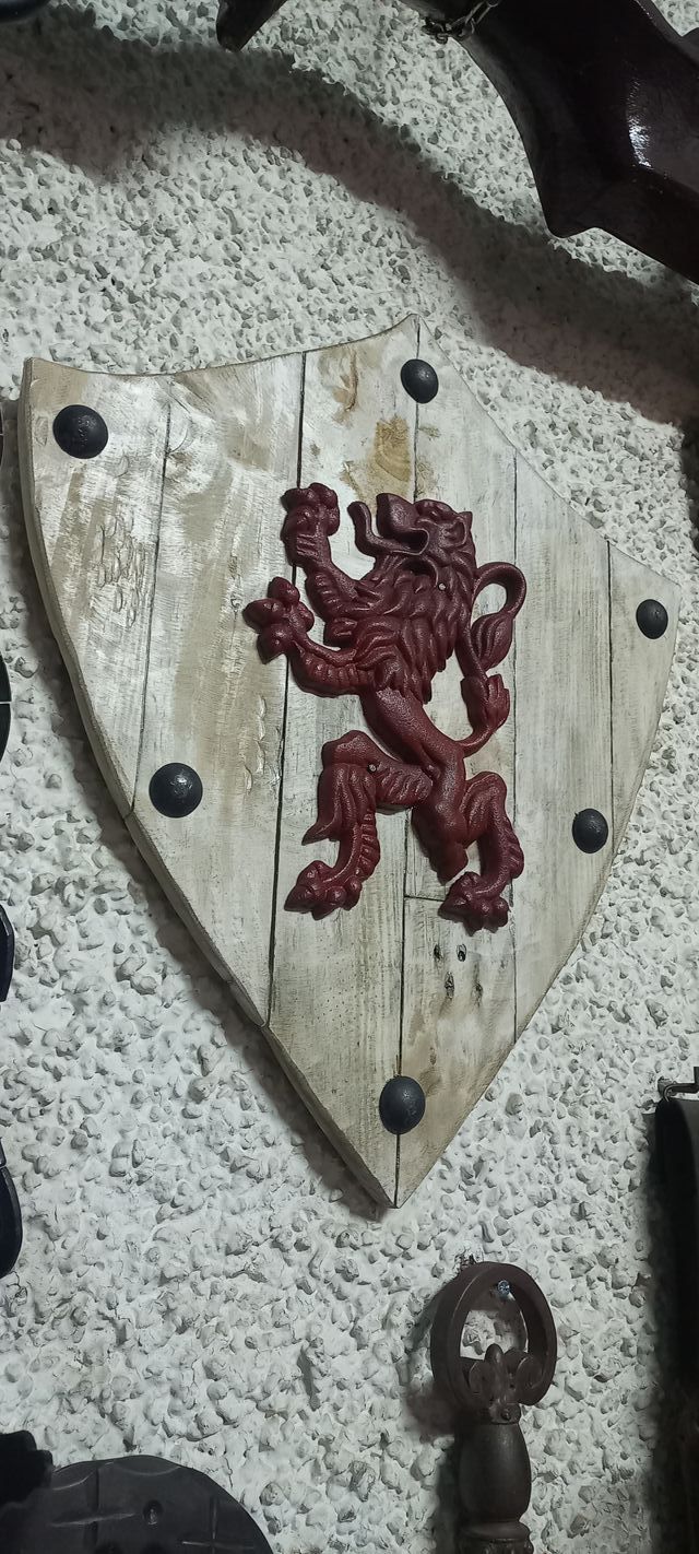 Escudo Hierro y Madera Reino León