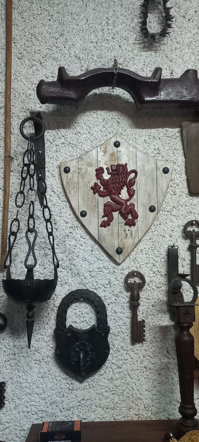 Escudo Hierro y Madera Reino León