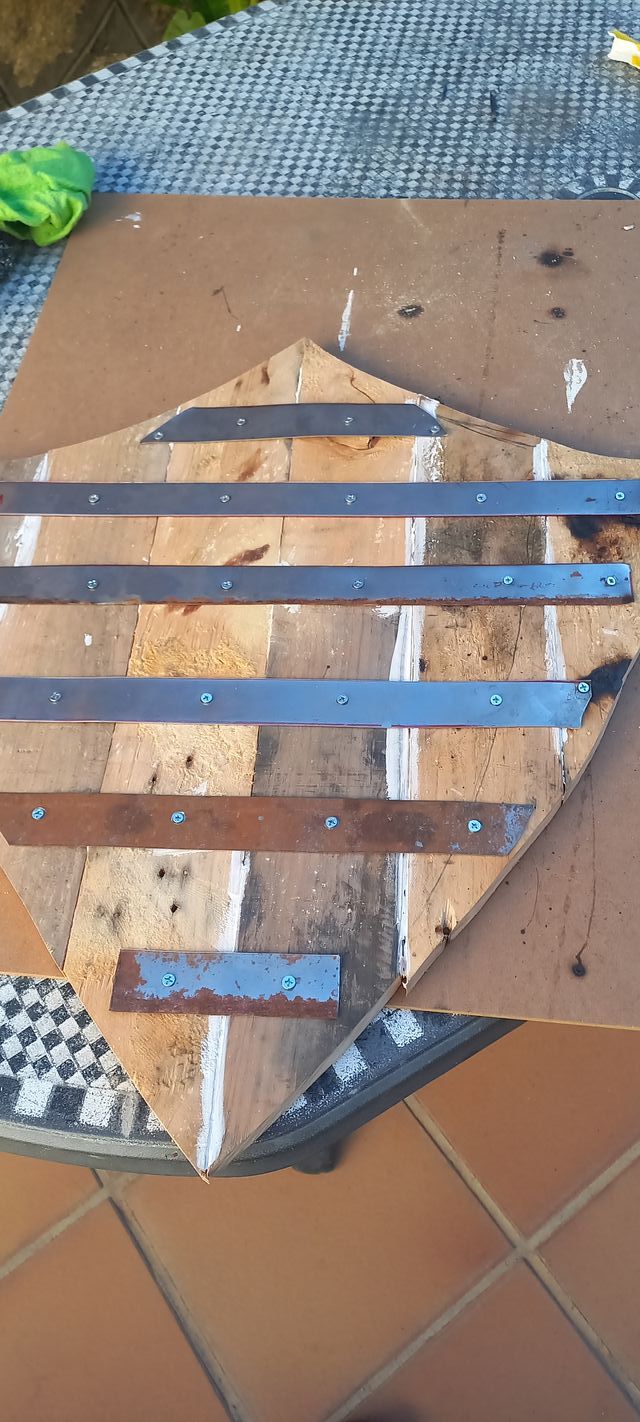 Escudo Hierro y Madera Reino León