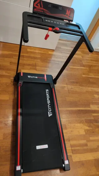 CITYSPORTS Cinta de Correr Negra y Roja