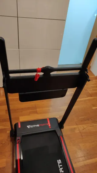 CITYSPORTS Cinta de Correr Negra y Roja