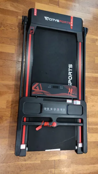 CITYSPORTS Cinta de Correr Negra y Roja