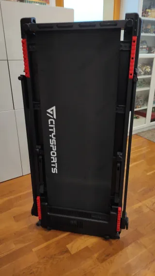 CITYSPORTS Cinta de Correr Negra y Roja