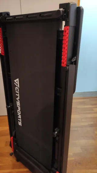 CITYSPORTS Cinta de Correr Negra y Roja