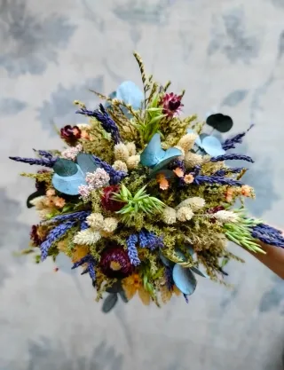 Ramo de novia preservado silvestre