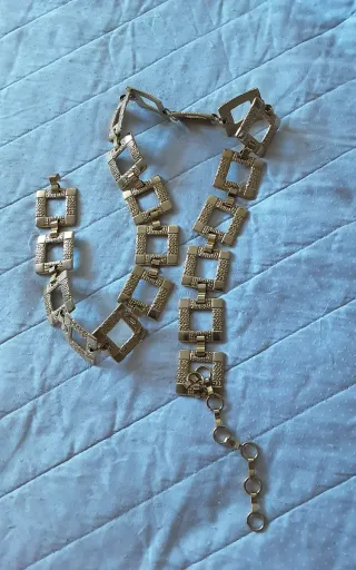 Cintura metallo vintage dorata