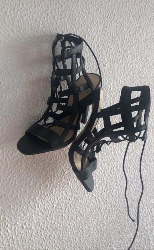 Sandalias Zara Piel Negras