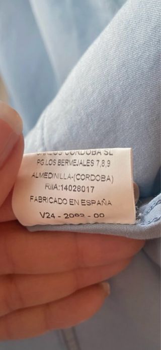 Camisa manga larga caballero varias tallas