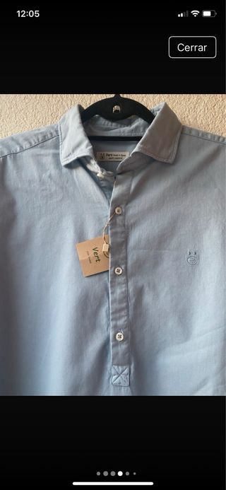 Camisa manga larga caballero varias tallas