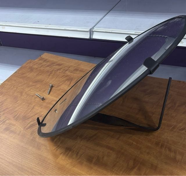 Espejo esquinero negro