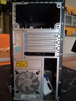 Torre PC ASUS Vacía Negra/Plata