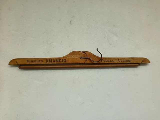 Appendiabiti pieghevole in legno antico