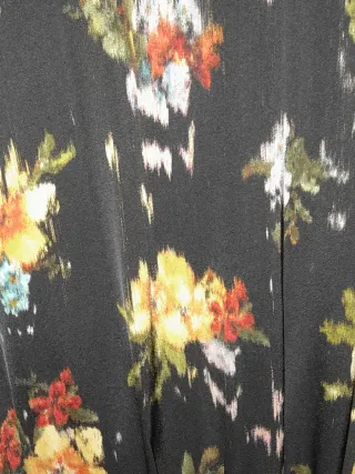 Vestido Zara floral manga larga