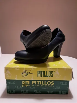 Zapatos Pitillos Azul Marino Mujer