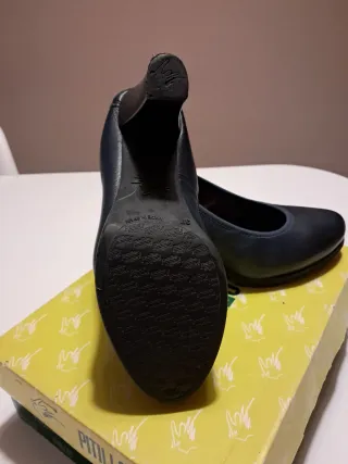 Zapatos Pitillos Azul Marino Mujer