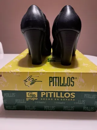 Zapatos Pitillos Azul Marino Mujer