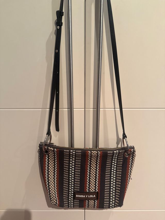 Bolso Bimba y Lola tejido multicolor