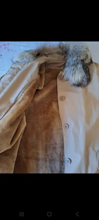 Cappotto impermeabile donna vintage imbottito