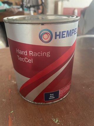 Pintura Hempel Hard Racing TecCel Azul