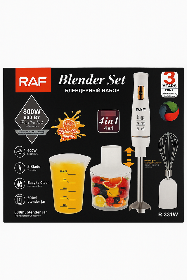 Batidora RAF 4 en 1 800W