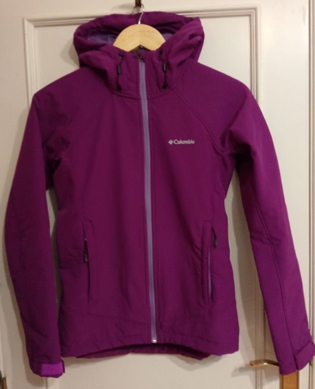 Chaqueta Columbia Talla XS Morada