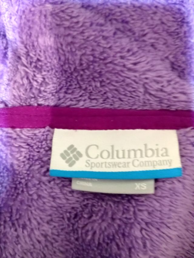 Chaqueta Columbia Talla XS Morada