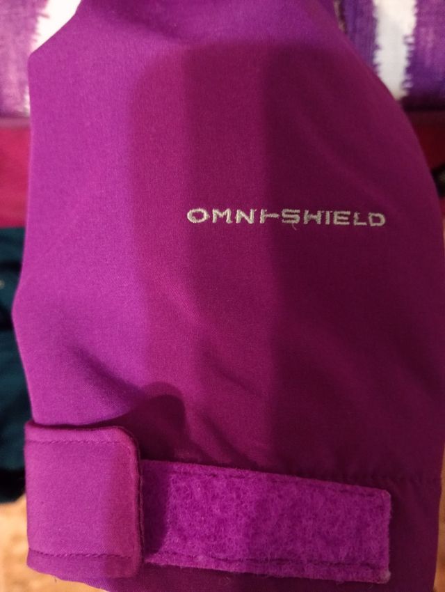 Chaqueta Columbia Talla XS Morada