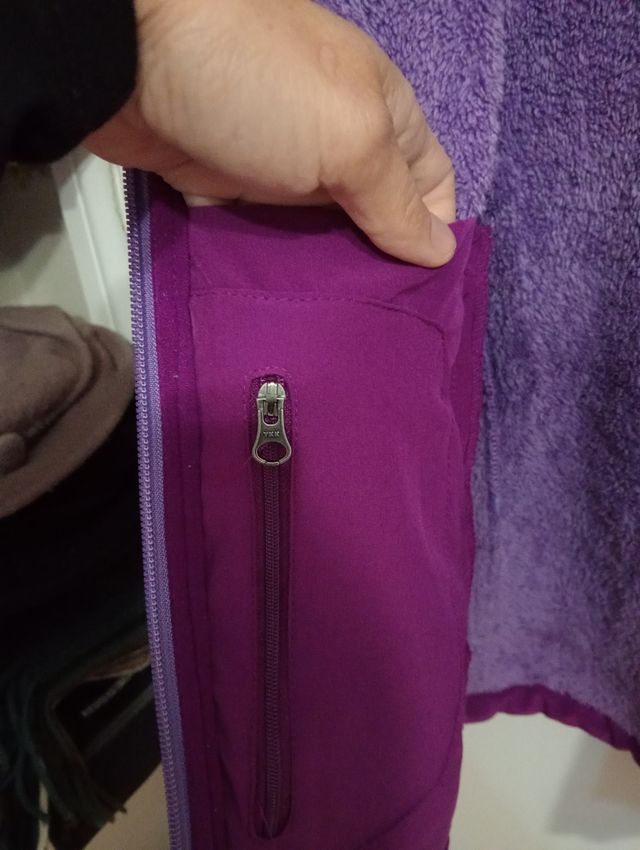 Chaqueta Columbia Talla XS Morada