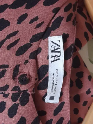 Vestido Zara estampado leopardo