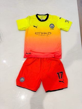 Equipación Manchester City 10-12 años