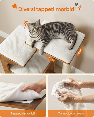 Tiragraffi, Albero per Gatti di Truciolato Alto 86